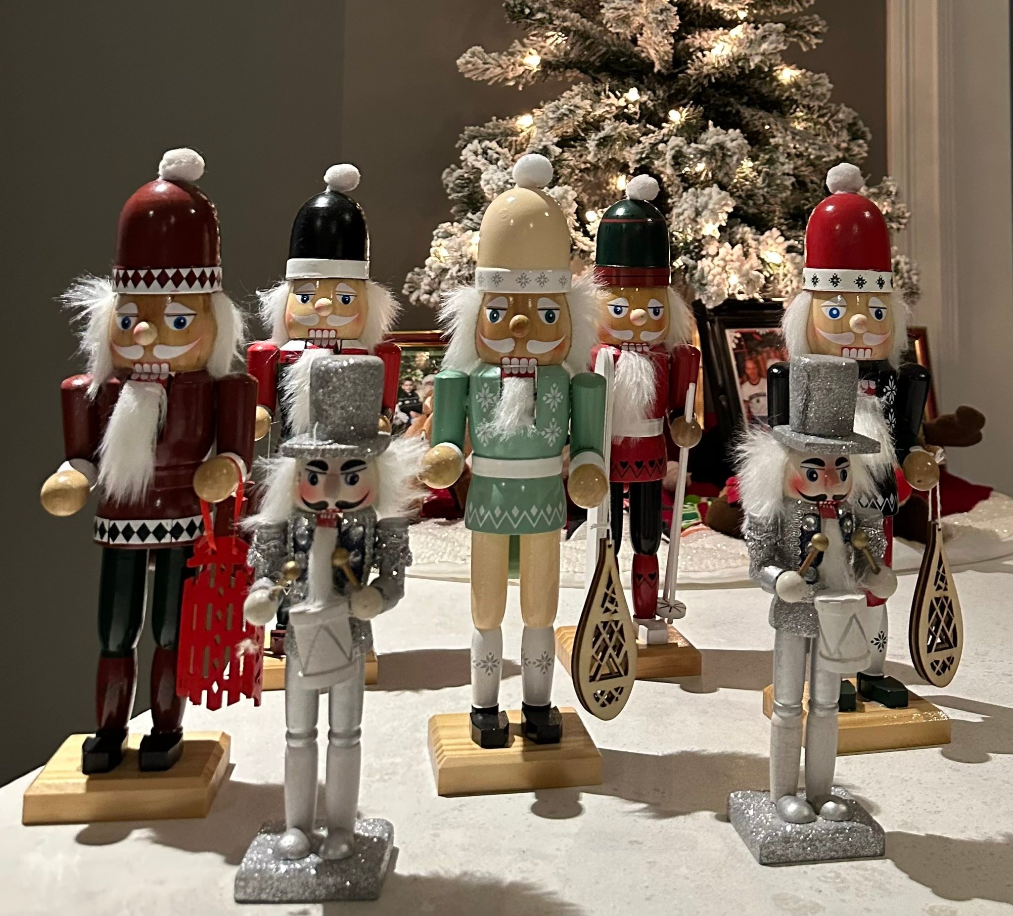 Some Christmas decorating has been going on in my house.

This tree is not yet decorated. This tree honours my mother-in-law’s beautiful angel decoration creations she made as well as her nutcracker ornament collection. 

I love Christmas decorating, how about you?